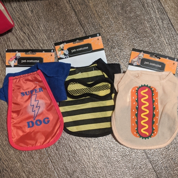 Lot Bundle Set Of 3 Small Dog Cat Animal Halloween Costumes - Picture 3 of 4